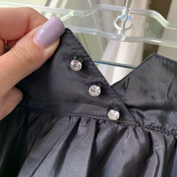 Vintage Black Full Midi Skirt - Picture 3 of 7